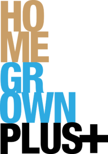The logo for the Home Grown Plus organisation