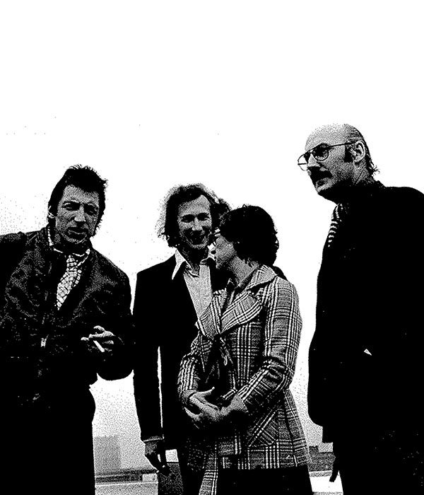 The 'Fab Four': Rodney Cooper, John Barker, Iris Dunbar and John Pinder, 1973